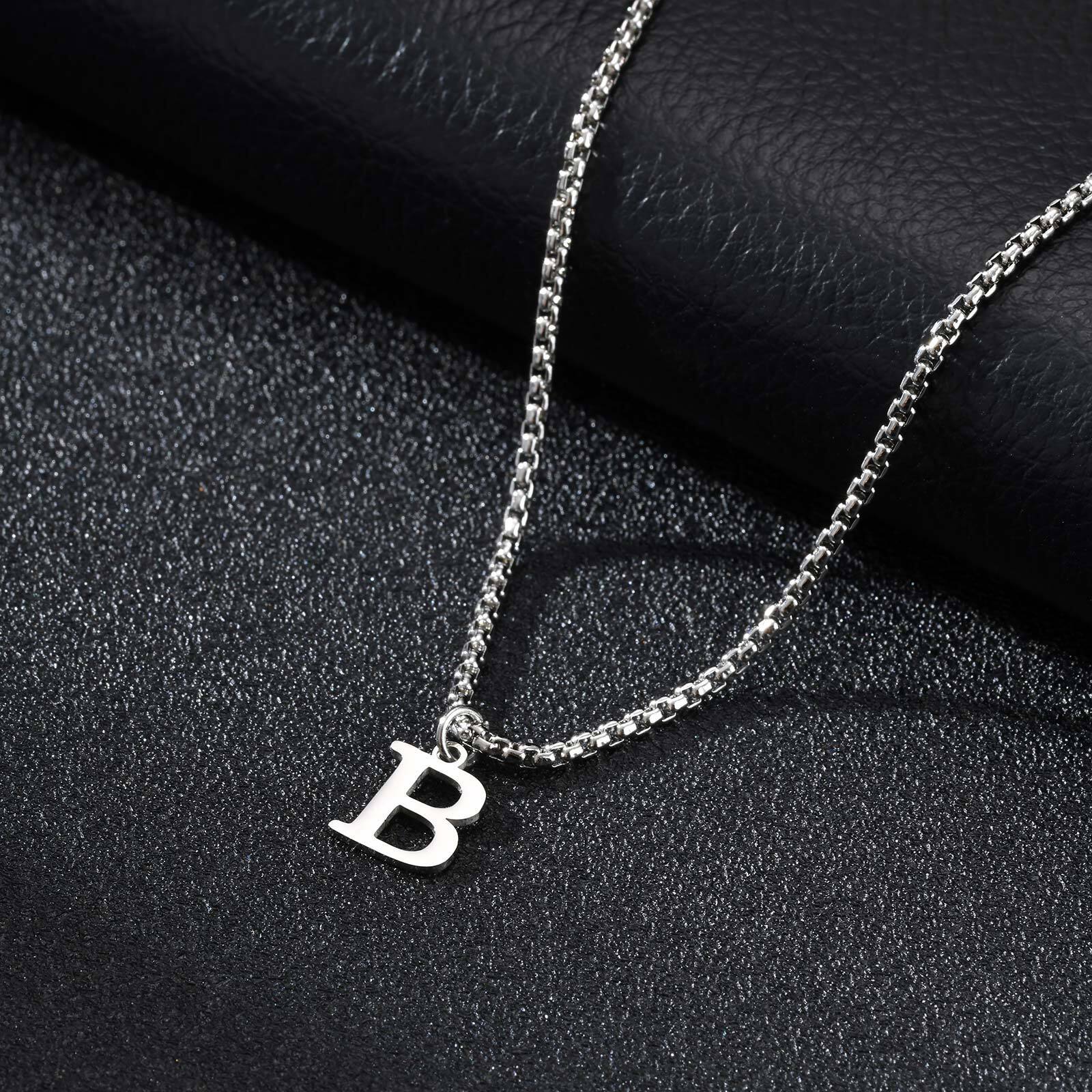 Minimalist Men's Simple Letter Necklace