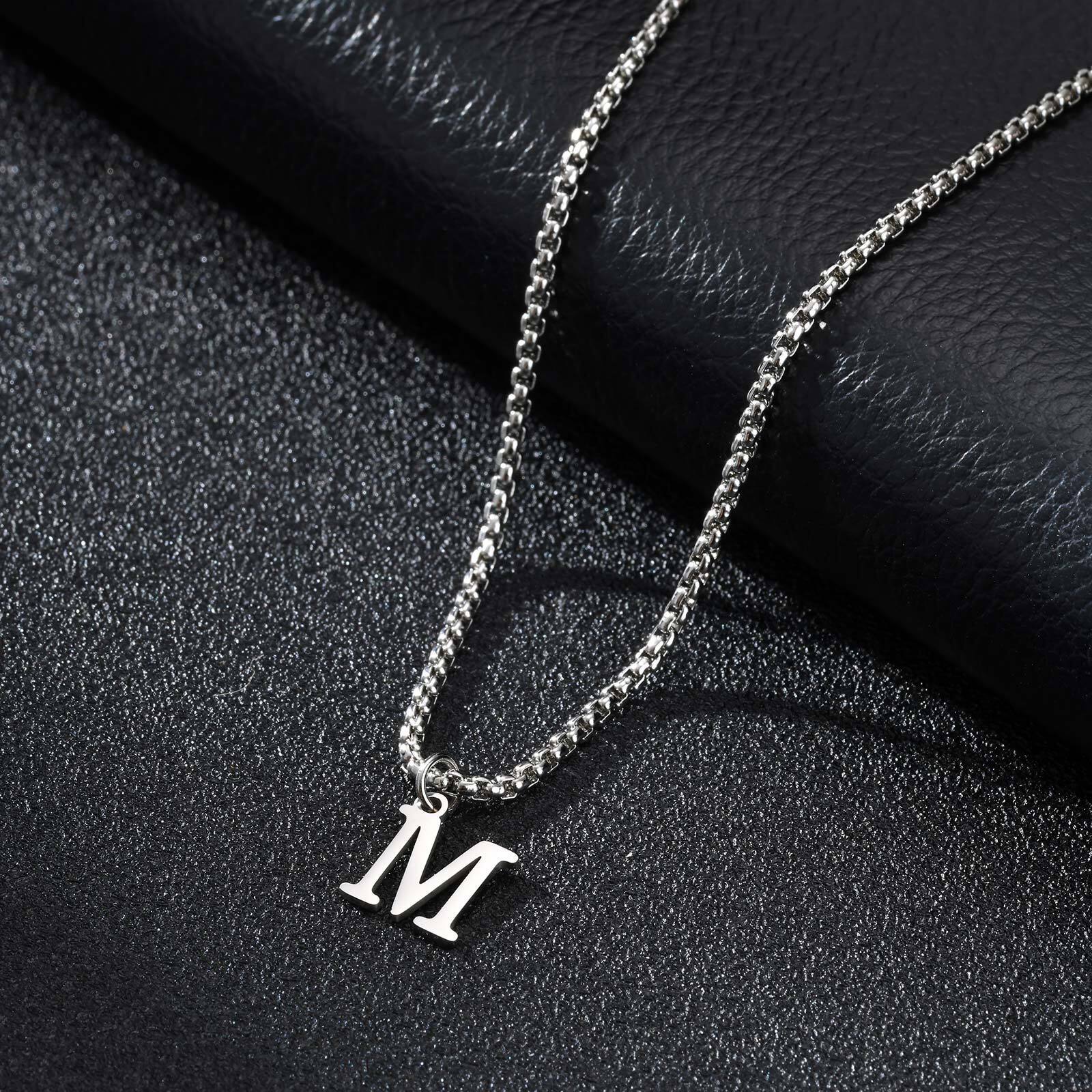 Minimalist Men's Simple Letter Necklace