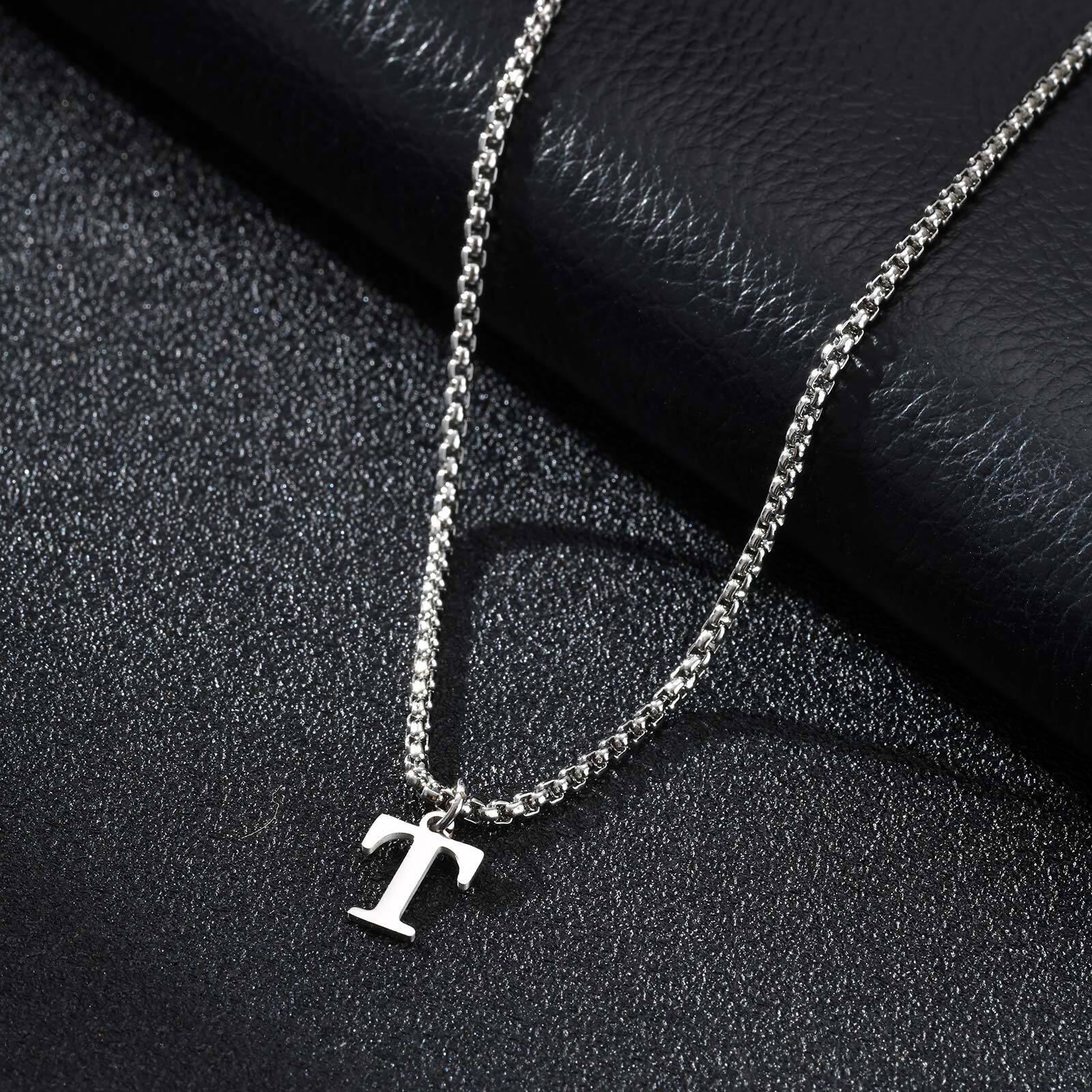 Minimalist Men's Simple Letter Necklace