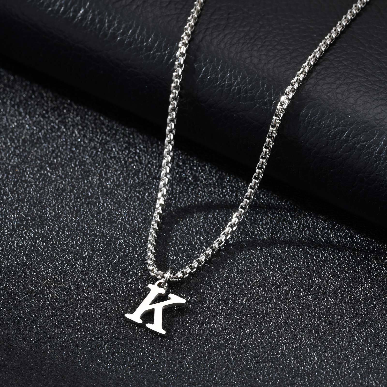Minimalist Men's Simple Letter Necklace