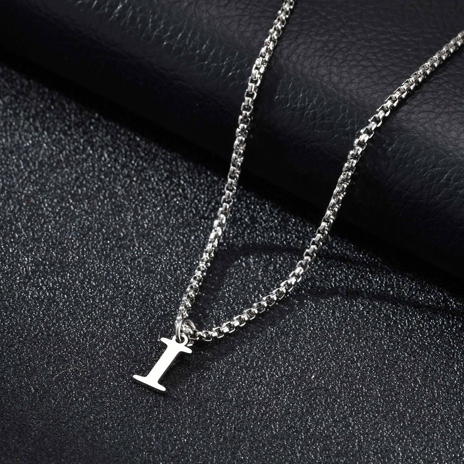 Minimalist Men's Simple Letter Necklace