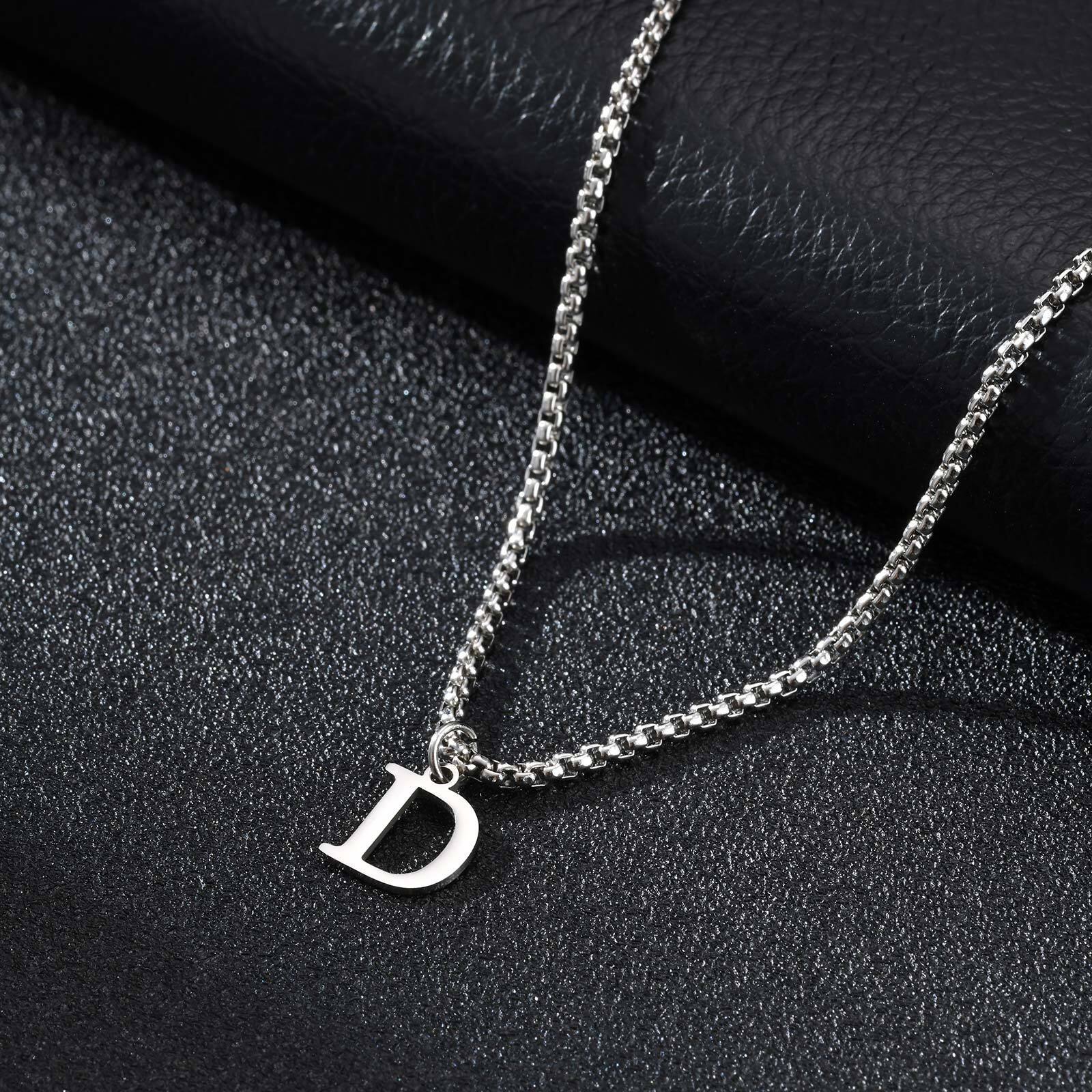 Minimalist Men's Simple Letter Necklace
