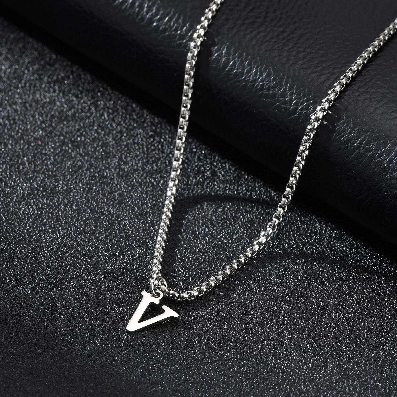 Minimalist Men's Simple Letter Necklace
