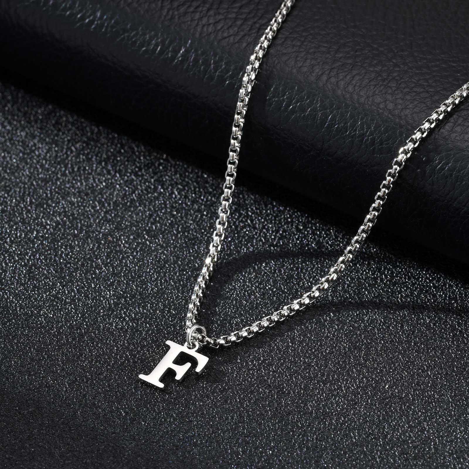 Minimalist Men's Simple Letter Necklace