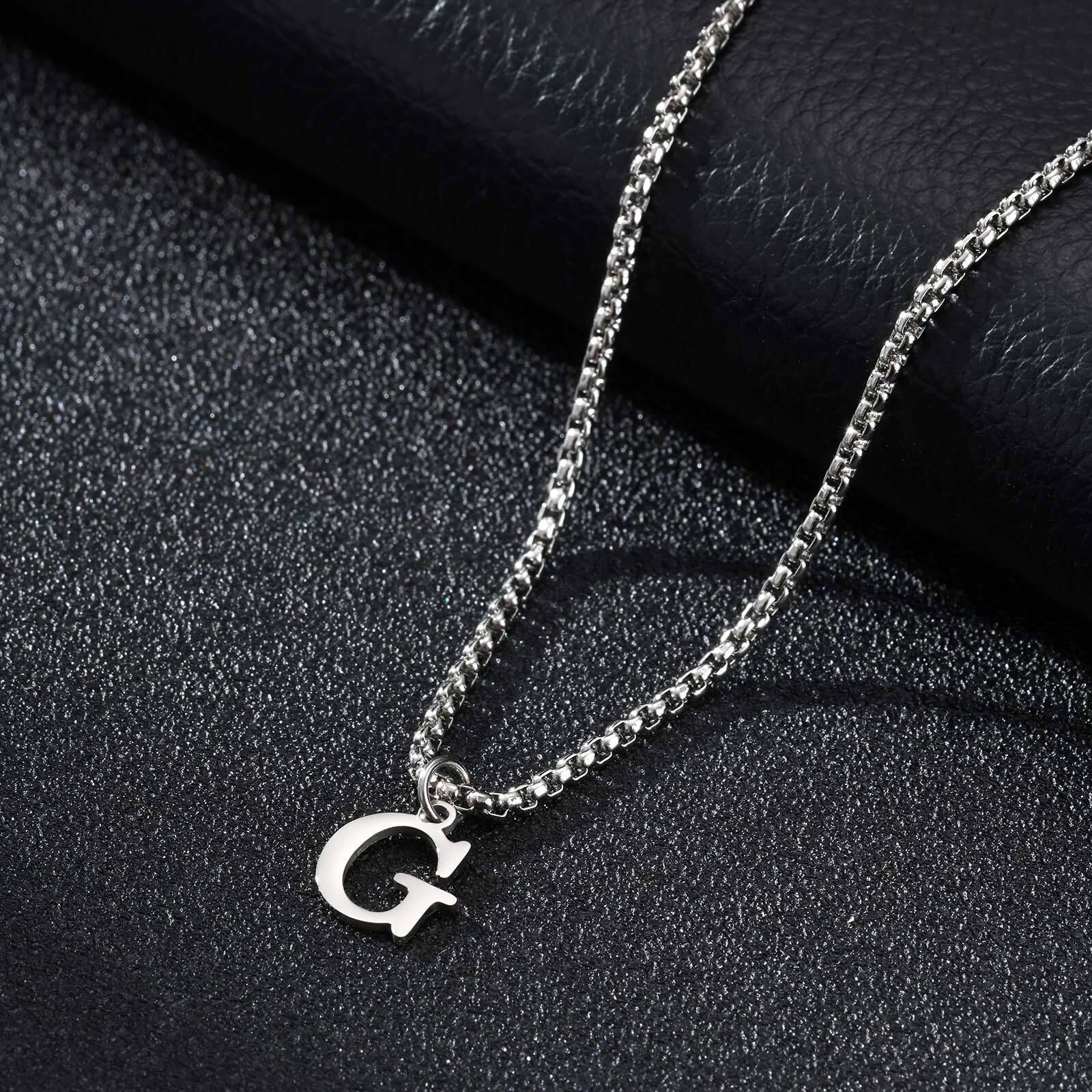 Minimalist Men's Simple Letter Necklace