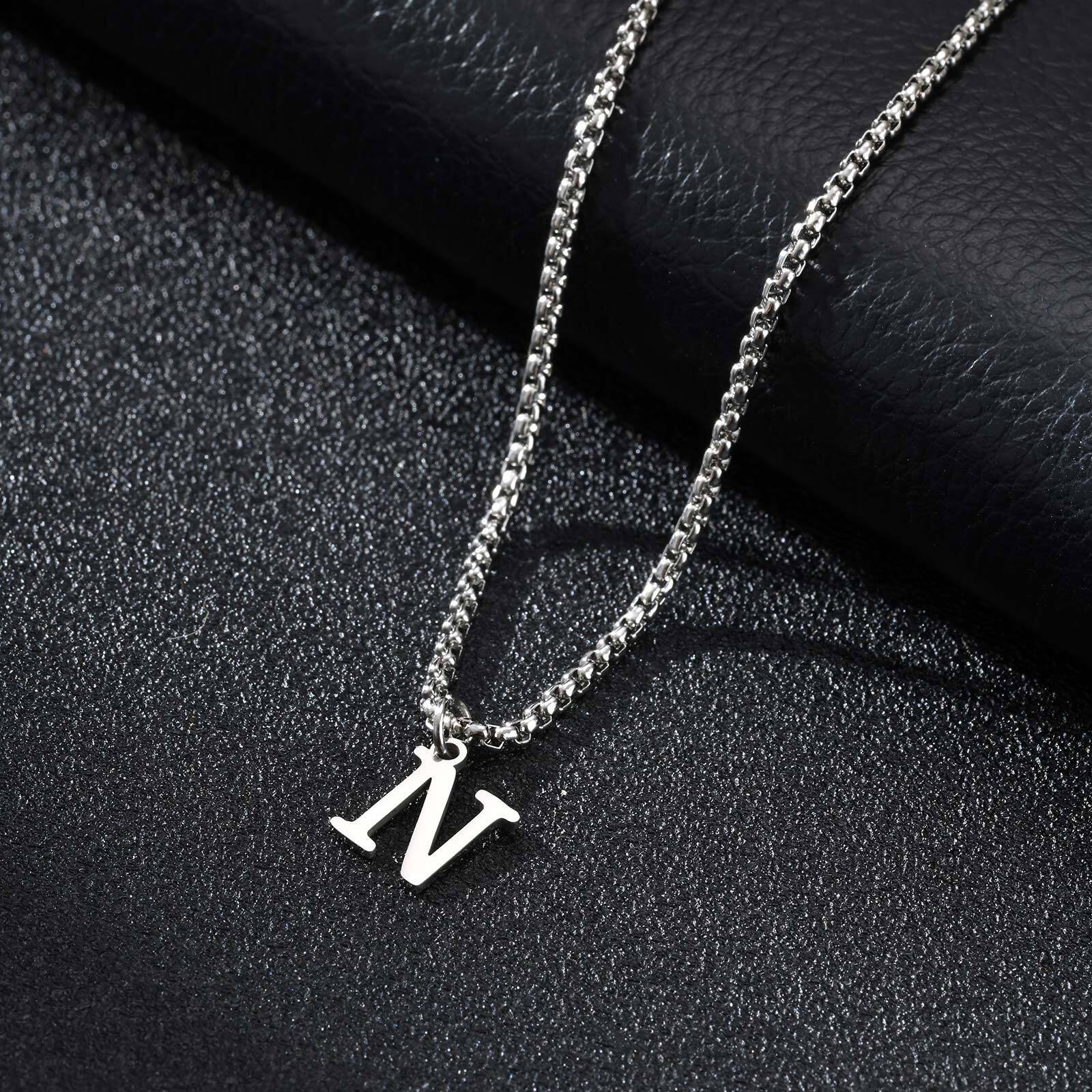 Minimalist Men's Simple Letter Necklace