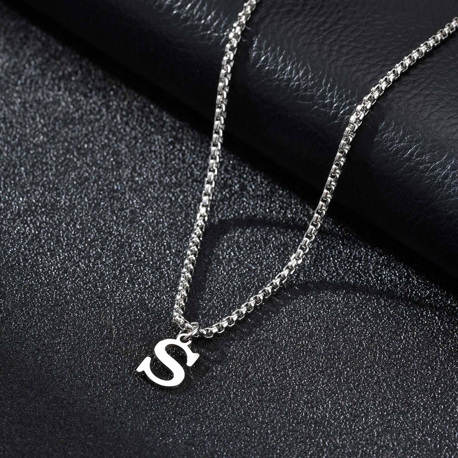 Minimalist Men's Simple Letter Necklace