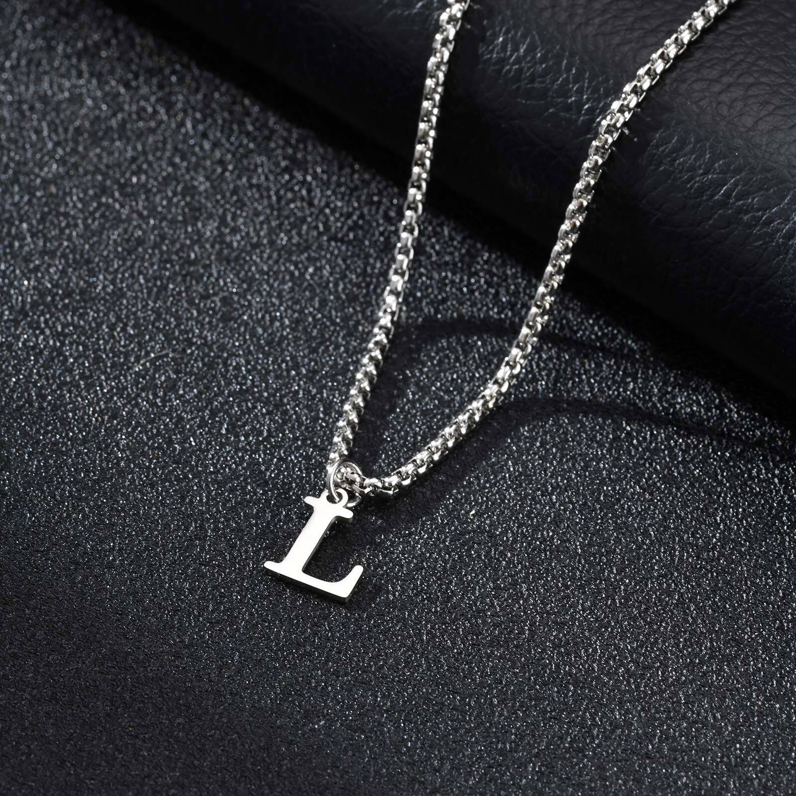 Minimalist Men's Simple Letter Necklace