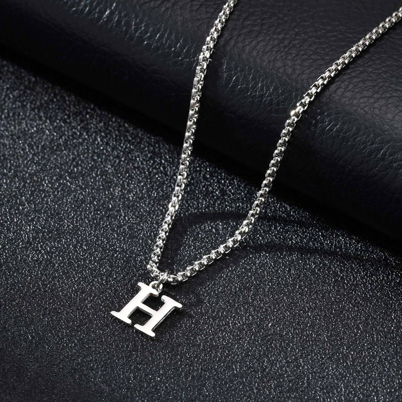 Minimalist Men's Simple Letter Necklace