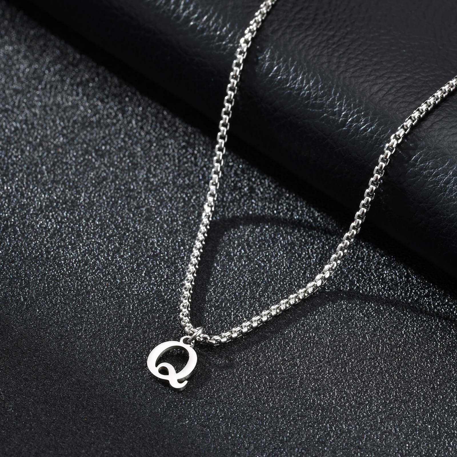 Minimalist Men's Simple Letter Necklace