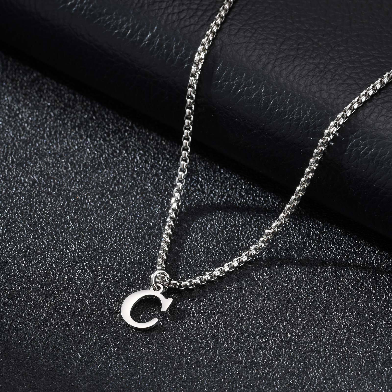 Minimalist Men's Simple Letter Necklace