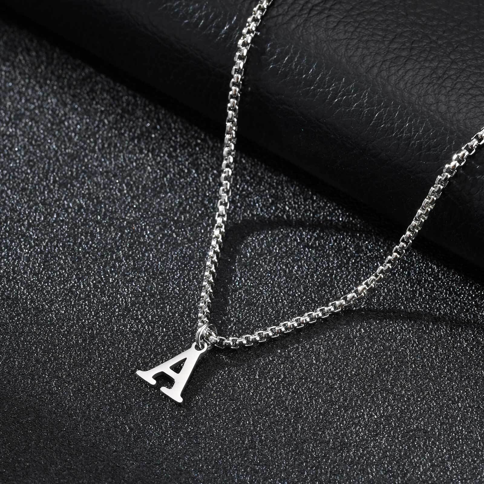 Minimalist Men's Simple Letter Necklace
