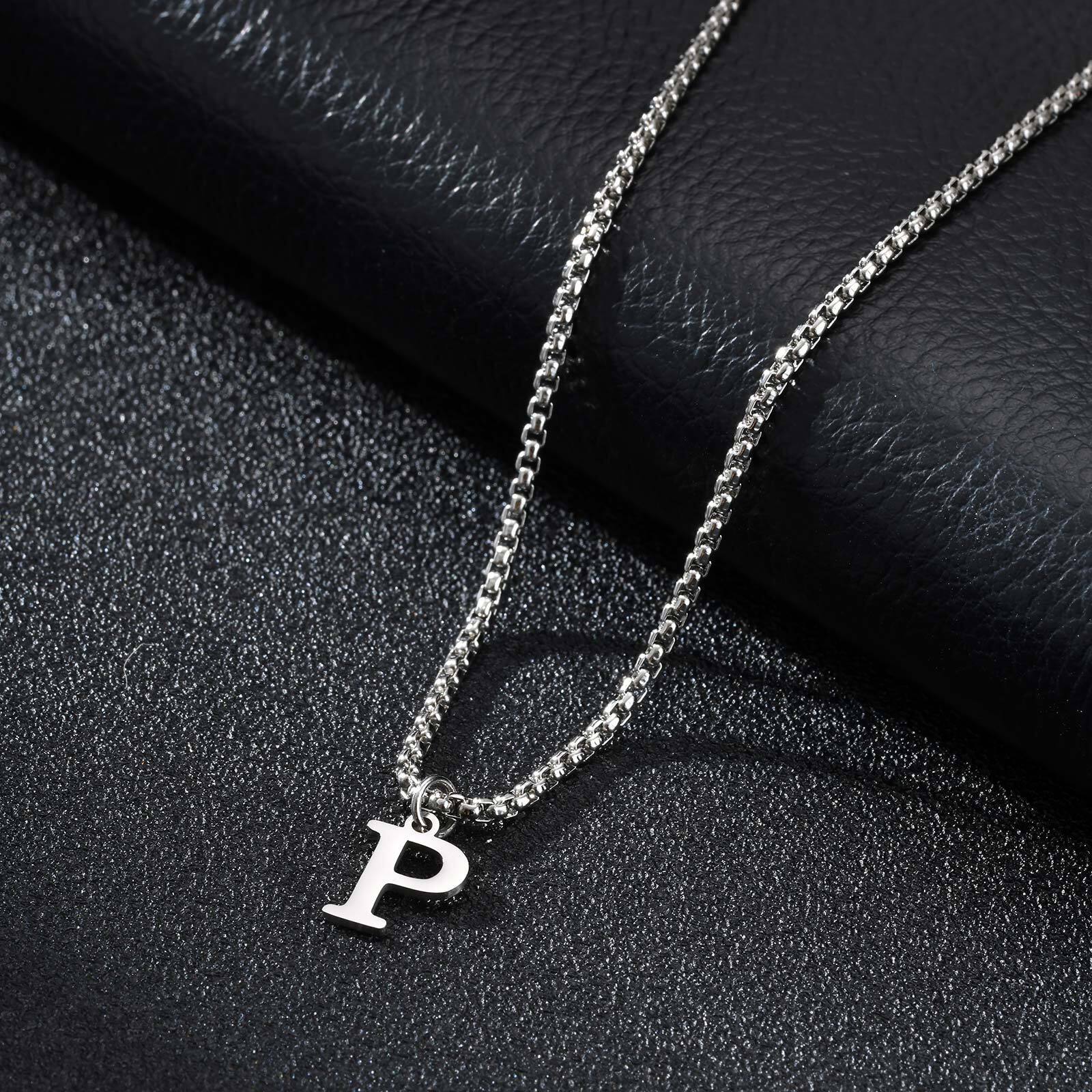 Minimalist Men's Simple Letter Necklace