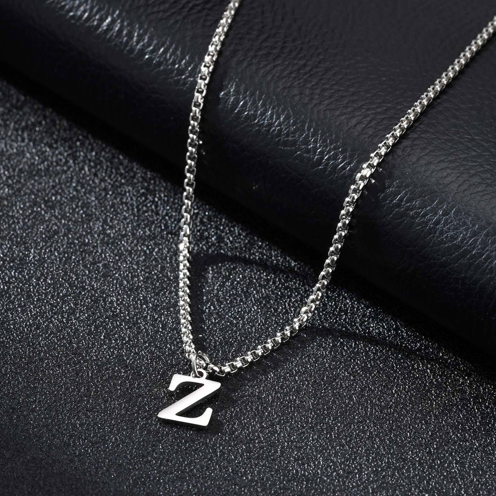 Minimalist Men's Simple Letter Necklace