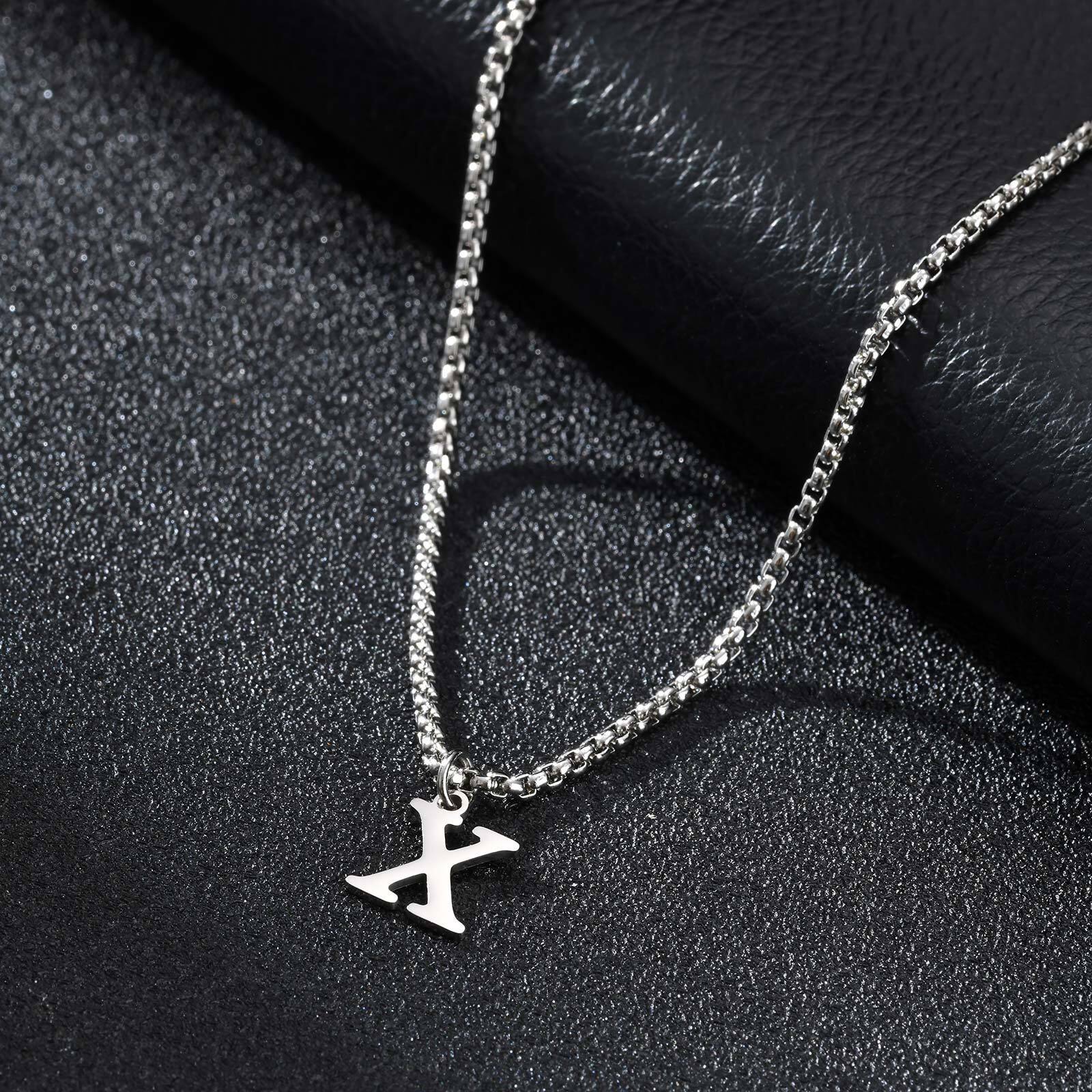 Minimalist Men's Simple Letter Necklace