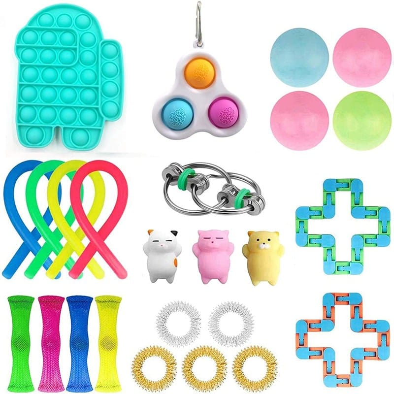 Premium Toys Set Anti Stress Box Strings Marble Relief Gift Adults Children Antistress Relief Fidget Toy Pack - 0 from Empire of LaTz - Only £23.59! Explore at Empire of LaTz