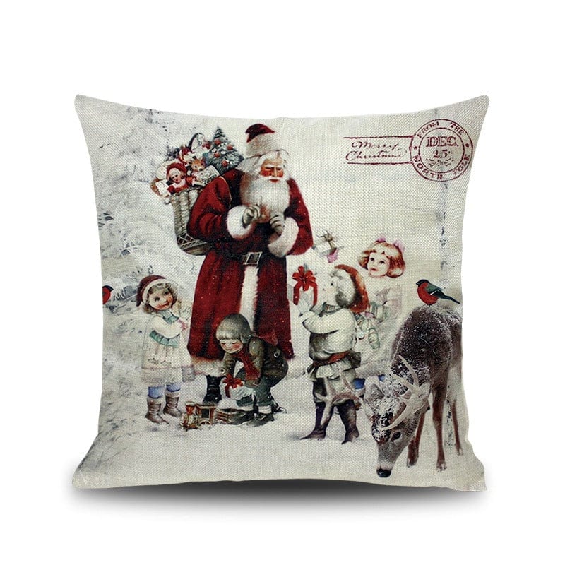 Premium Christmas linen pillowcase - 0 from Empire of LaTz - Only £12.85! Explore at Empire of LaTz