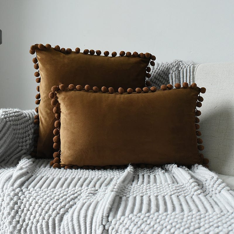 Premium Fur ball velvet sofa cushion pillowcase - 0 from Empire of LaTz - Only £30.17! Explore at Empire of LaTz