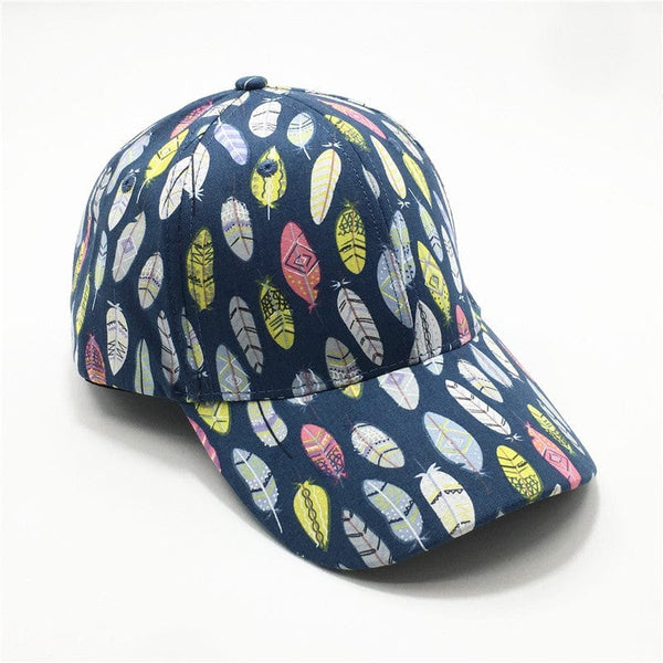 Premium Women's Fashion Leaf Print Baseball Cap - 0 from Empire of LaTz - Only £2.65! Explore at Empire of LaTz
