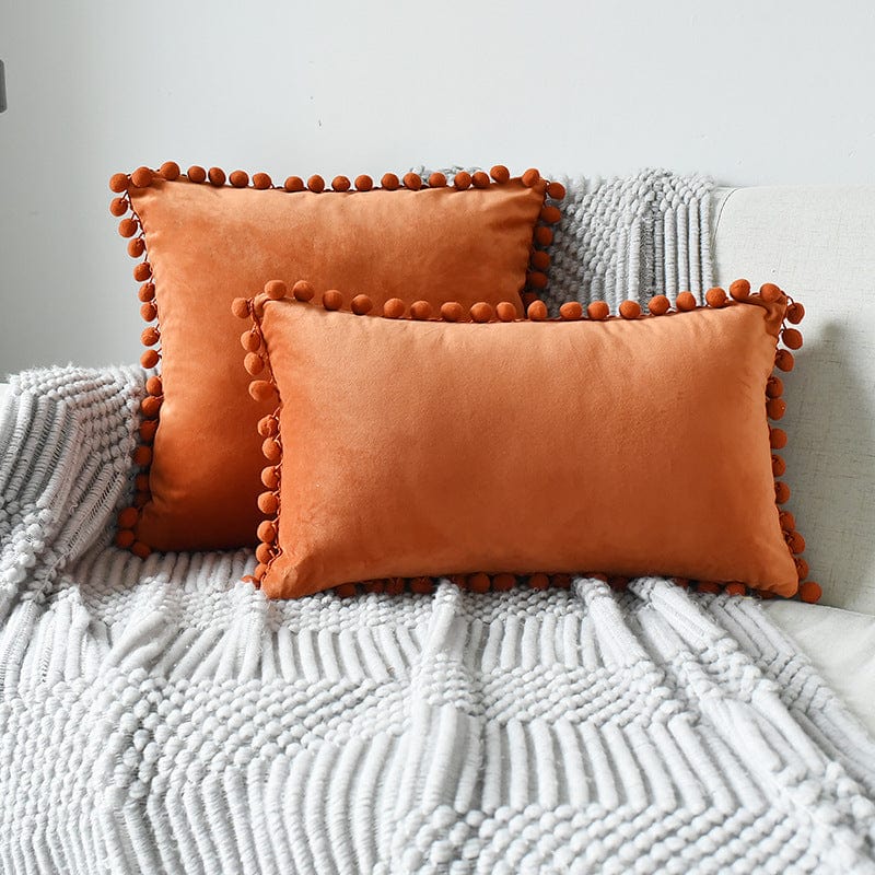 Premium Fur ball velvet sofa cushion pillowcase - 0 from Empire of LaTz - Only £30.17! Explore at Empire of LaTz