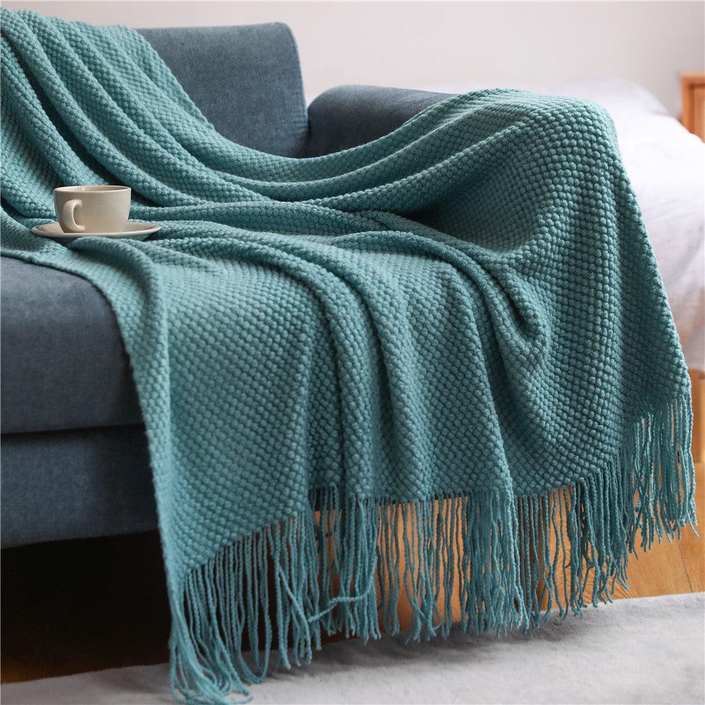 Premium Sofa Blankets, Blankets, Blankets, Pineapple Grid Knitted Blankets - 0 from Empire of LaTz - Only £31.02! Explore at Empire of LaTz