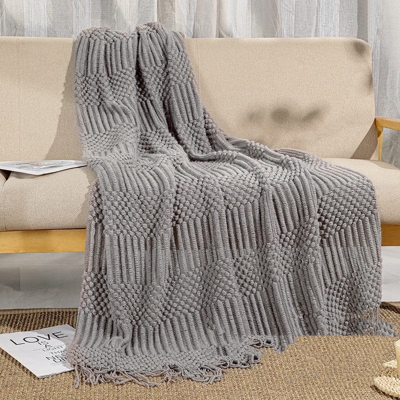 Premium Pure Color Air Conditioning Blanket Cover Blanket Sofa Blanket Office Nap Blanket - 0 from Empire of LaTz - Only £27.09! Explore at Empire of LaTz