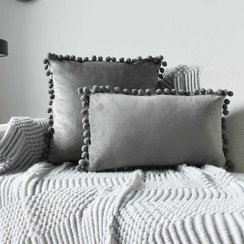 Premium Fur ball velvet sofa cushion pillowcase - 0 from Empire of LaTz - Only £30.17! Explore at Empire of LaTz