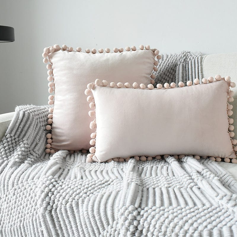 Premium Fur ball velvet sofa cushion pillowcase - 0 from Empire of LaTz - Only £30.17! Explore at Empire of LaTz