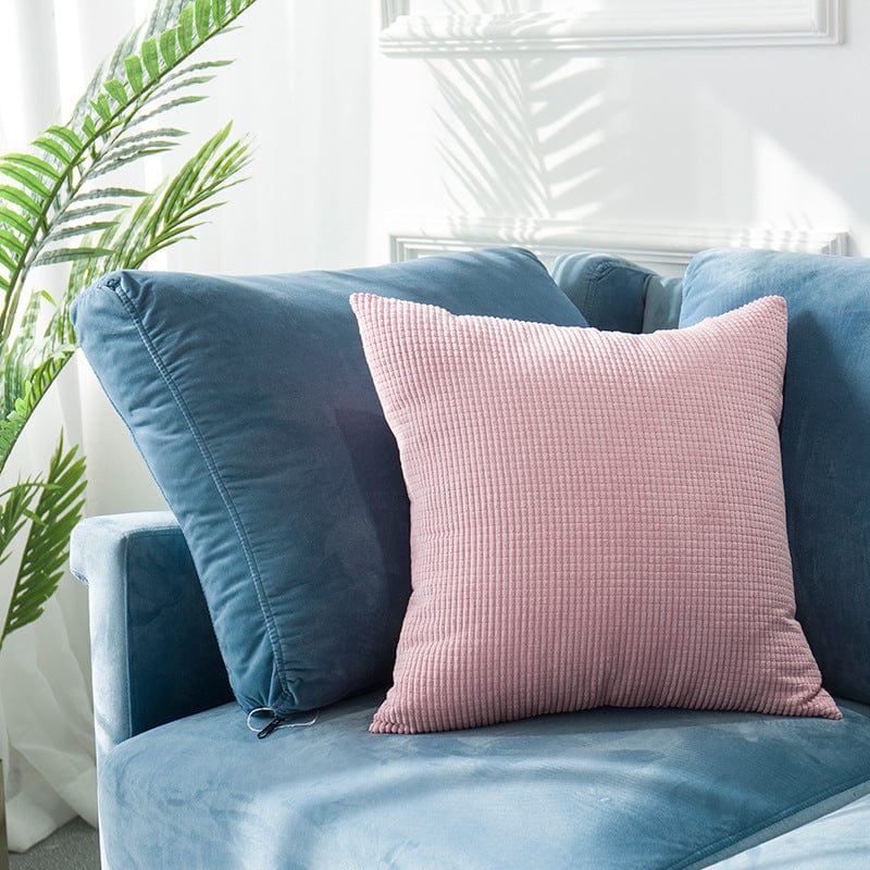 Empire of LaTz 0 Pink / 50cmx50cm Simple square velvet pillowcase