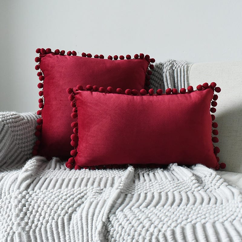 Premium Fur ball velvet sofa cushion pillowcase - 0 from Empire of LaTz - Only £30.17! Explore at Empire of LaTz