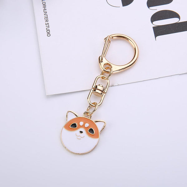 Premium Pet Jewelry Keychain Painted Keychain Cute Dog Keyring - 0 from Empire of LaTz - Only £12.62! Explore at Empire of LaTz