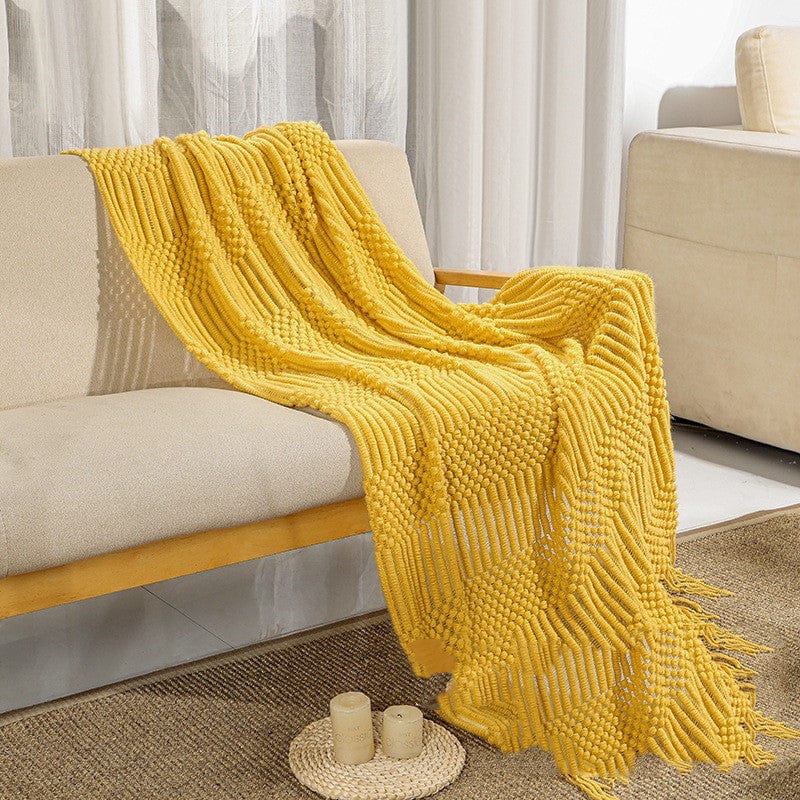 Premium Pure Color Air Conditioning Blanket Cover Blanket Sofa Blanket Office Nap Blanket - 0 from Empire of LaTz - Only £27.09! Explore at Empire of LaTz