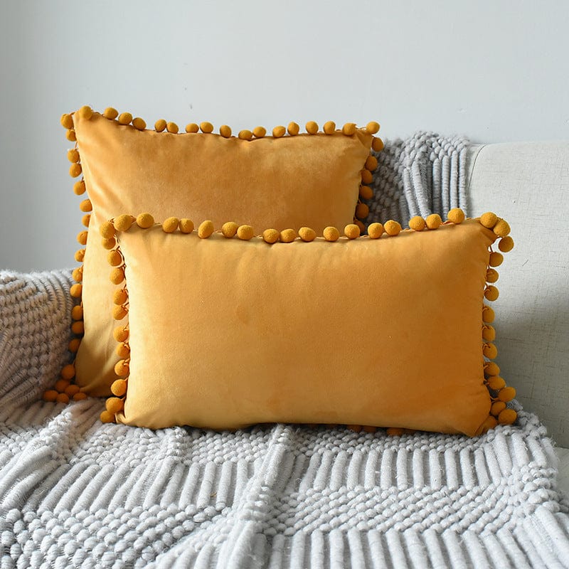 Premium Fur ball velvet sofa cushion pillowcase - 0 from Empire of LaTz - Only £30.17! Explore at Empire of LaTz
