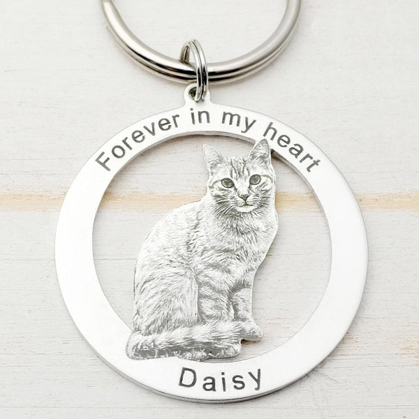 Premium Custom Keychain Picture Keyring Dog Photo  Pet Memo - 7 from Empire of LaTz - Only £28.30! Explore at Empire of LaTz