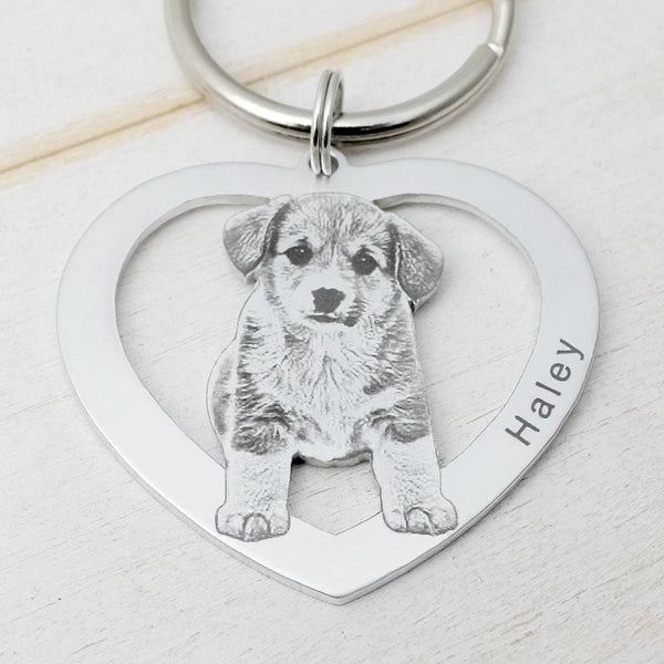 Premium Custom Keychain Picture Keyring Dog Photo  Pet Memo - 7 from Empire of LaTz - Only £28.30! Explore at Empire of LaTz