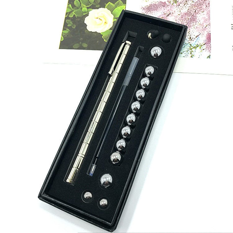 Premium Stress Reducer Relief Toys Gift Box Funny Black Golden Kits Fidget Magnetic Polar Pen With Stylus Ball Pen - 7 from Empire of LaTz - Only £24.72! Explore at Empire of LaTz