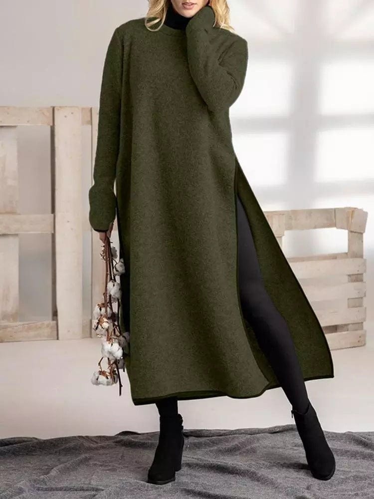 Premium Oversized Knit Lace Dress Brushed Hoody Casual Dress -  from Empire of LaTz - Only £20! Explore at Empire of LaTz