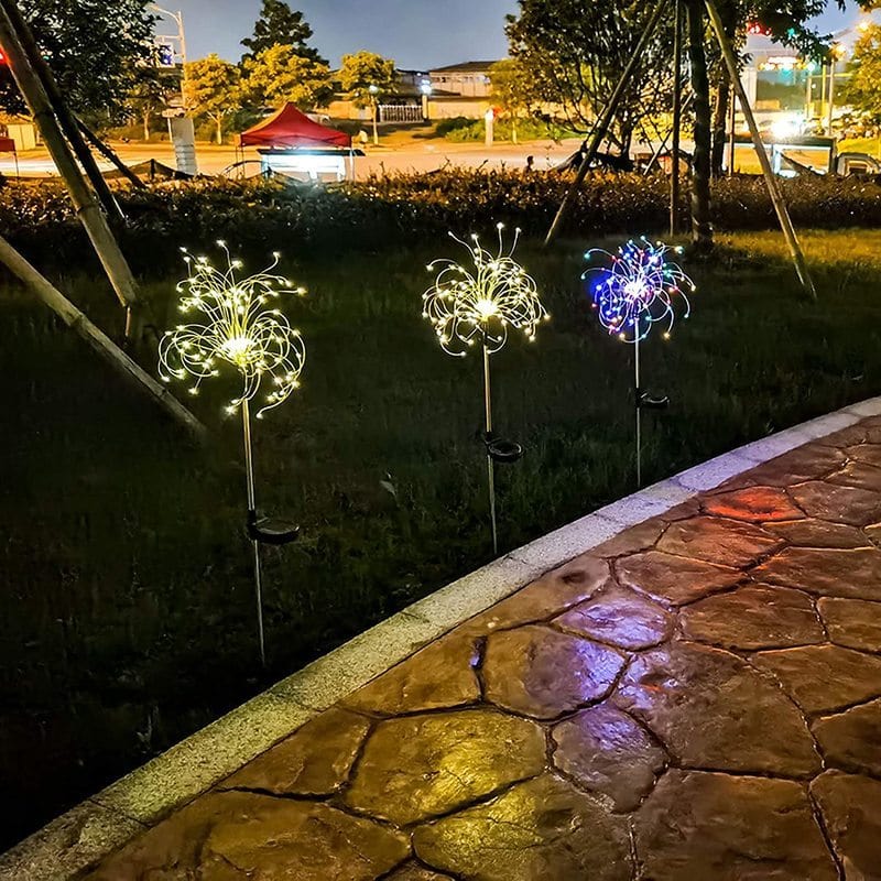 Premium Solar Ground Plug Firework Light Led Copper Wire - Christmas LED Lights from Empire of LaTz - Only £24.23! Explore at Empire of LaTz