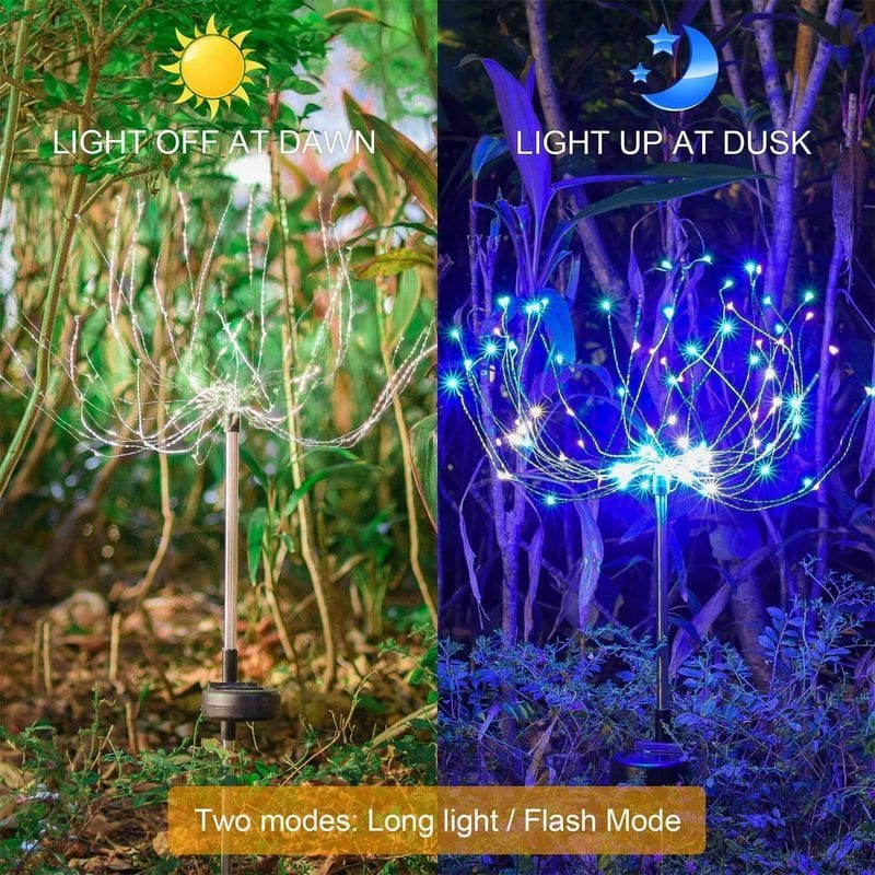 Premium Solar Ground Plug Firework Light Led Copper Wire - Christmas LED Lights from Empire of LaTz - Only £24.23! Explore at Empire of LaTz
