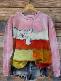 Premium Women's Printed Crew Neck Sweatshirt -  from Empire of LaTz - Only £16.99! Explore at Empire of LaTz