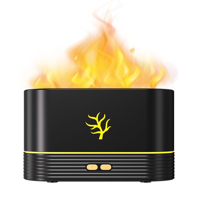Premium Flame Aroma Diffuser Air Humidifier Ultrasonic Cool Mist Maker Fogger Led Essential Oil Flame Lamp Difusor - Electrical Accessories from Empire of LaTz - Only £31.66! Explore at Empire of LaTz
