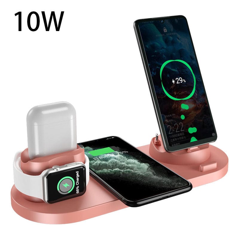 Premium Wireless Charger For IPhone Fast Charger For Phone Fast Charging Pad For Phone Watch 6 In 1 Charging Dock Station - Electrical Accessories from Empire of LaTz - Only £30! Explore at Empire of LaTz