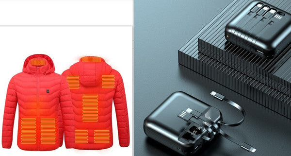 Premium New Heated Jacket Coat USB Electric Jacket Cotton Coat Heater Thermal Clothing Heating Vest Men's Clothes Winter - Electrical Accessories from Empire of LaTz - Only £64.34! Explore at Empire of LaTz