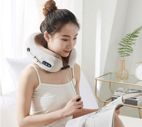 Premium U Shaped Massage Pillow Neck Massage Device Electric Neck Massager Apparatus Shoulder Back Cervical Massager For Body Relaxation - Electrical Accessories from Empire of LaTz - Only £24.99! Explore at Empire of LaTz