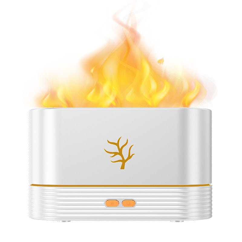 Empire of LaTz Electrical Accessories White 7colored lights Light / USB Flame Aroma Diffuser Air Humidifier Ultrasonic Cool Mist Maker Fogger Led Essential Oil Flame Lamp Difusor