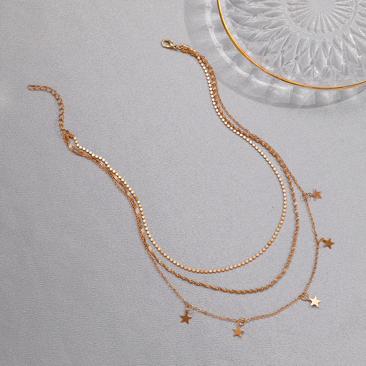 Premium European And American Retro Metal Multilayer Star Clavicle Chain -  from Empire of LaTz - Only £10! Explore at Empire of LaTz