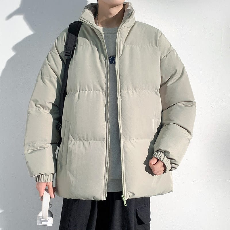 Empire of LaTz Green Grey / 2XL Fashion Plaid Long Jacket With Pockets Autumn And Winter New Style Turndown Collar Woolen Coat Outdoor Women Clothing