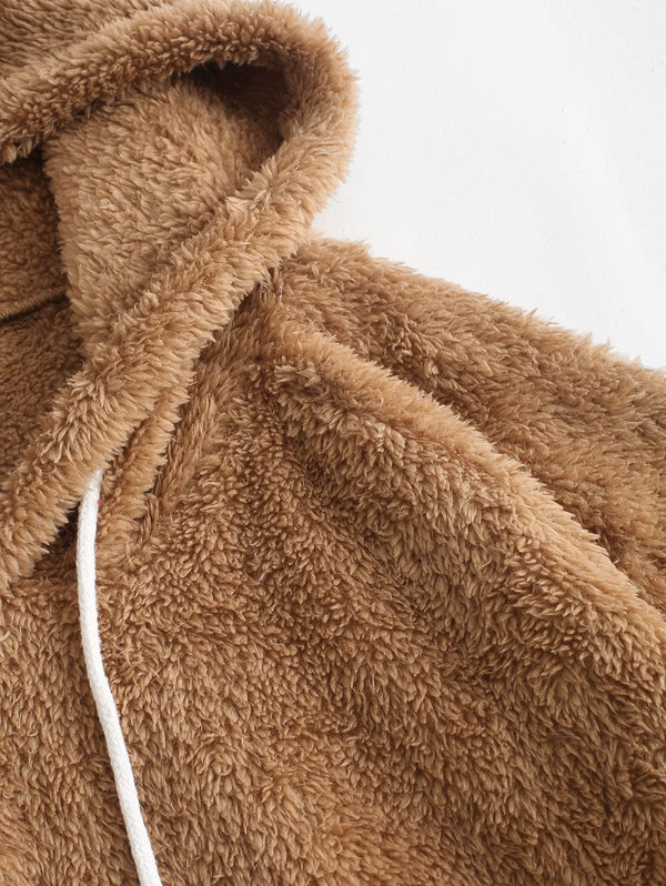 Premium Ear Hooded Warm Fleece Sweatshirt - Hoodies from Empire of LaTz - Only £22.35! Explore at Empire of LaTz