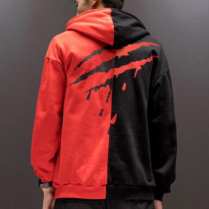 Empire of LaTz Hoodies Women Patchwork Casual Hoodies Fall Winter Letter Printing Loose Pullover Men High Street Fashion Hooded Sweatshirts