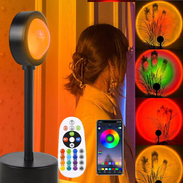 Premium Sunset Projection Lamp Sunset Projector Night Light Wall Decoration Lighting - LED Lights from Empire of LaTz - Only £5.28! Explore at Empire of LaTz